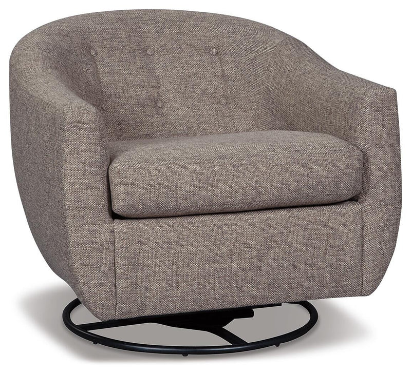 Sillón giratorio con reposapiés Upshur