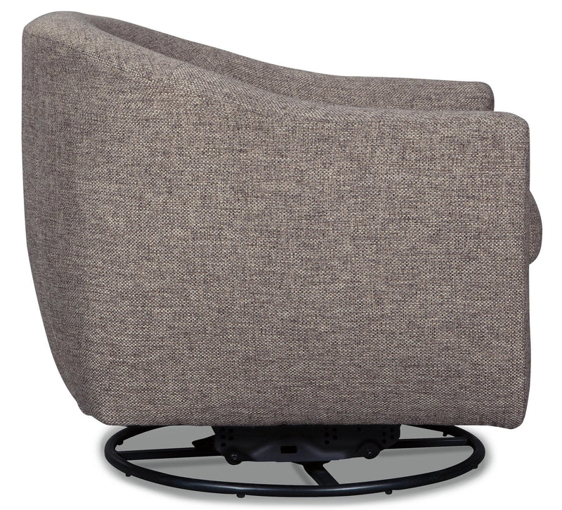 Sillón giratorio con reposapiés Upshur