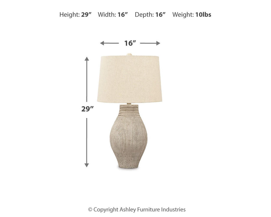 Lámpara de mesa de papel Layal (1/CN)