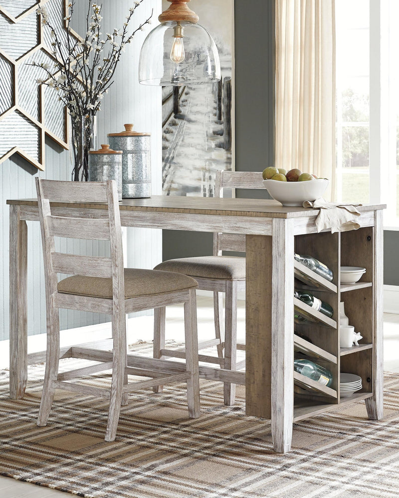 Mesa de mostrador Skempton RECT con espacio de almacenamiento