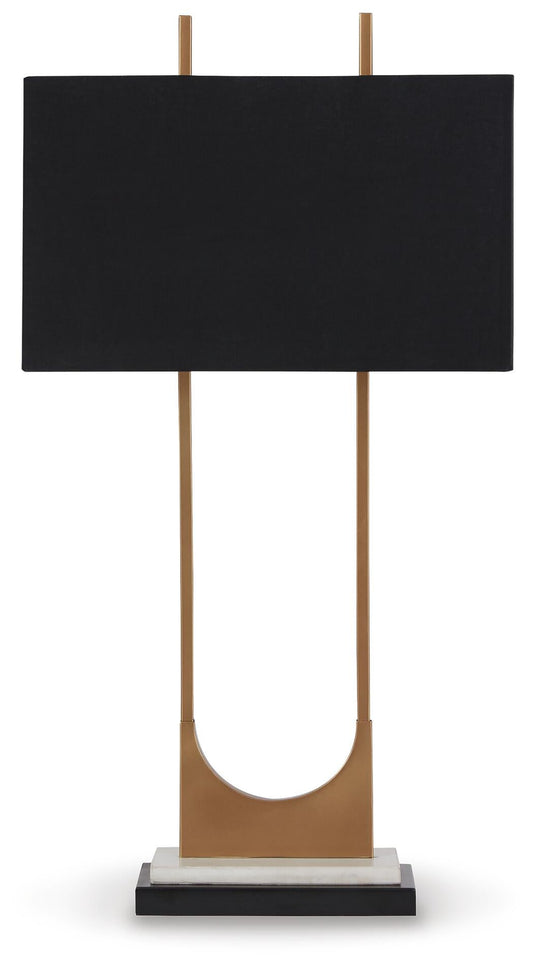Lámpara de mesa de metal Malana (1/CN)