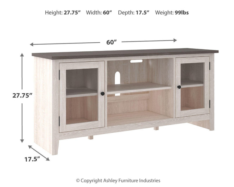 Mueble de TV LG Dorrinson con opción de chimenea