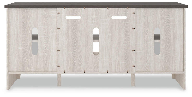 Mueble de TV LG Dorrinson con opción de chimenea