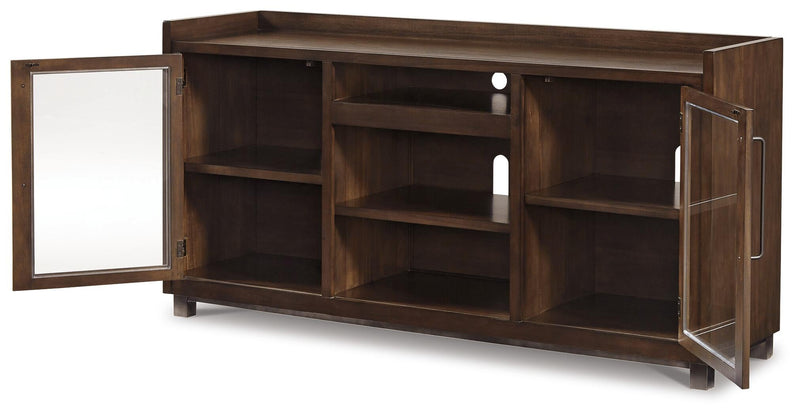 Mueble de TV Starmore de 70" con chimenea eléctrica