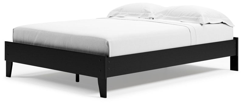 Cama Queen con plataforma Finch