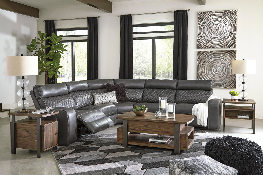Seccional reclinable eléctrico de 5 piezas Samperstone