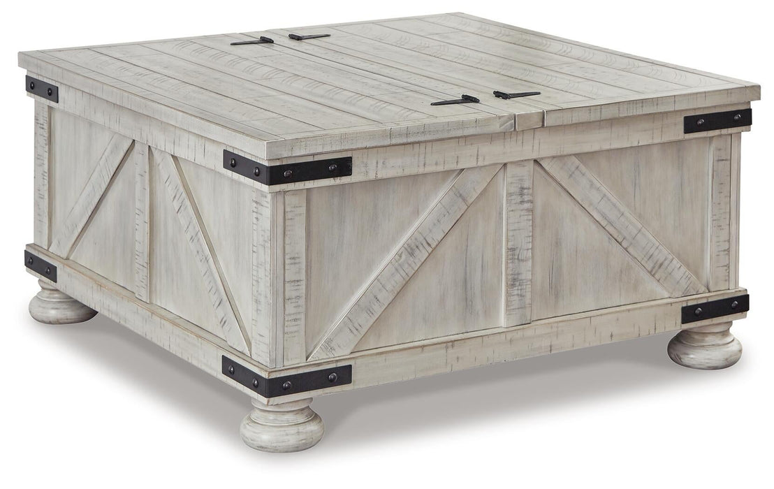 Mesa de cóctel Carynhurst con espacio de almacenamiento