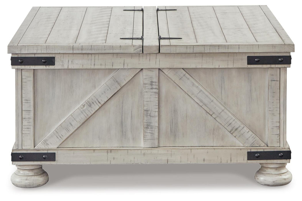 Mesa de cóctel Carynhurst con espacio de almacenamiento