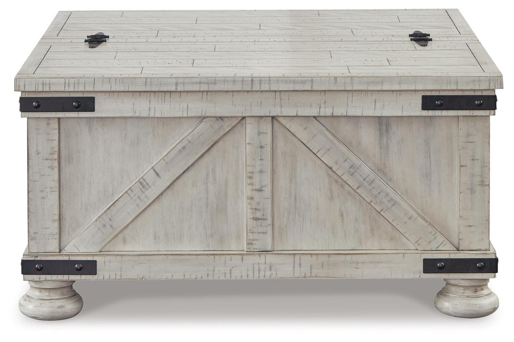 Mesa de cóctel Carynhurst con espacio de almacenamiento