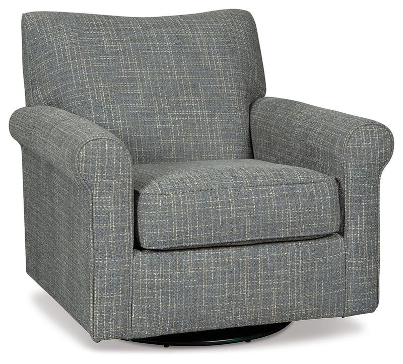 Sillón giratorio con reposapiés Renley