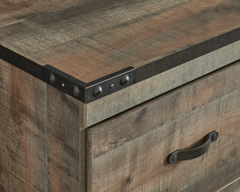 Mueble de TV Trinell con chimenea eléctrica