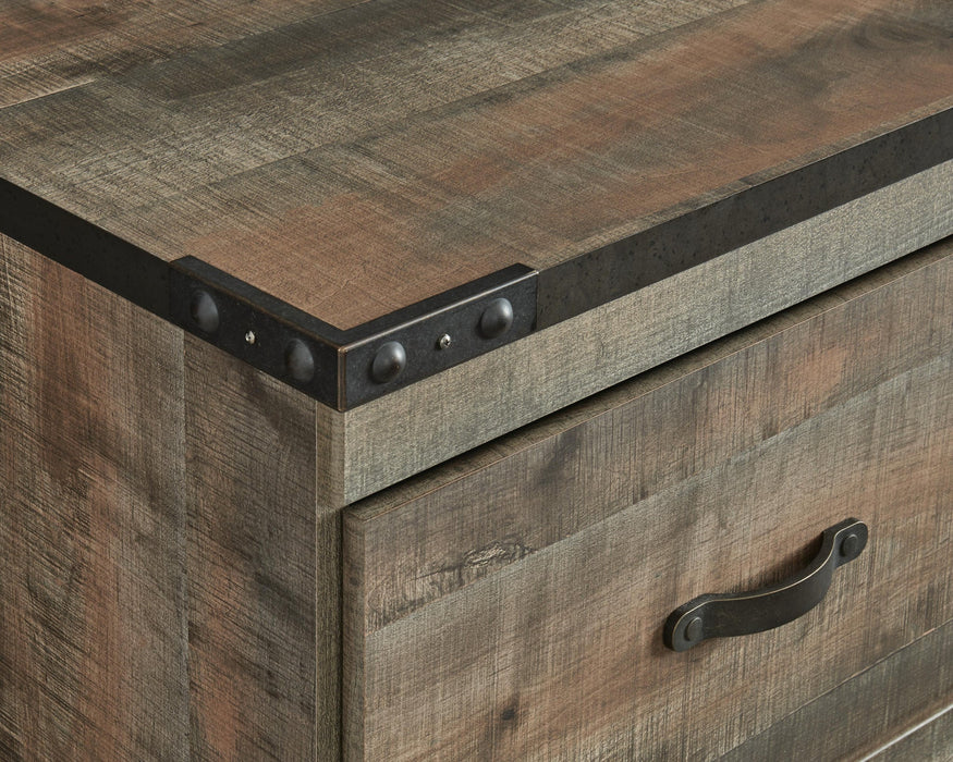 Mueble de TV Trinell con chimenea eléctrica