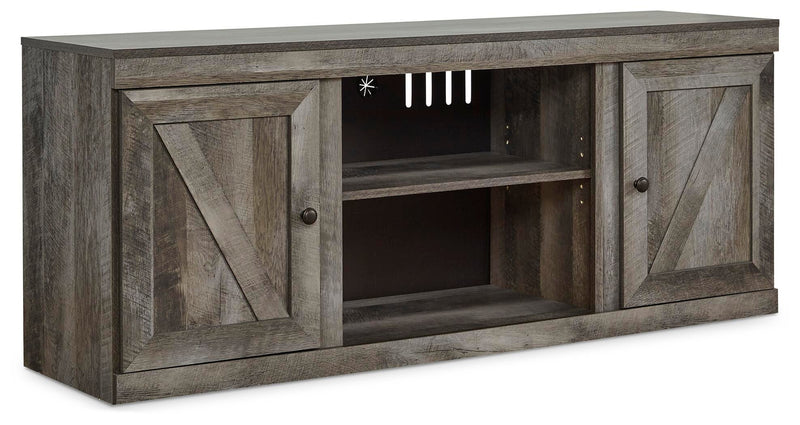 Mueble de TV LG Wynnlow con opción de chimenea