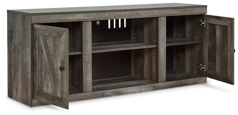 Mueble de TV LG Wynnlow con opción de chimenea