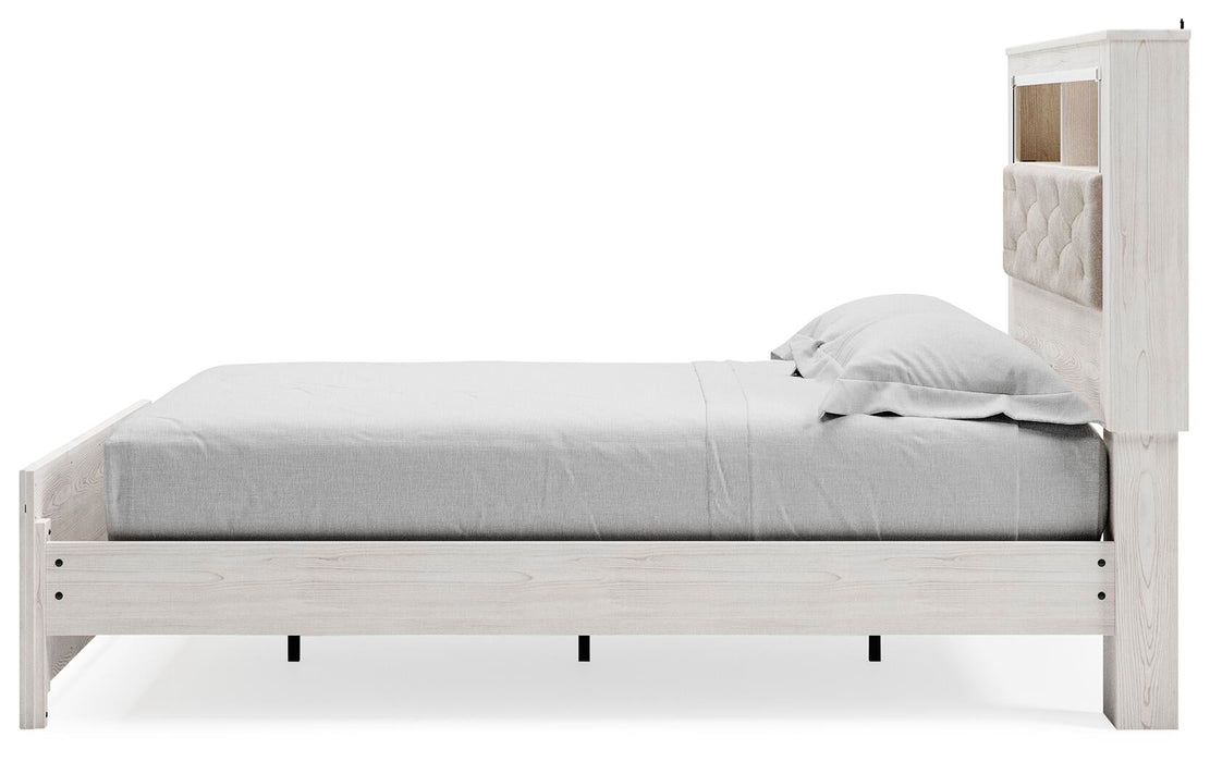 Cama con estantes para libros Altyra Queen