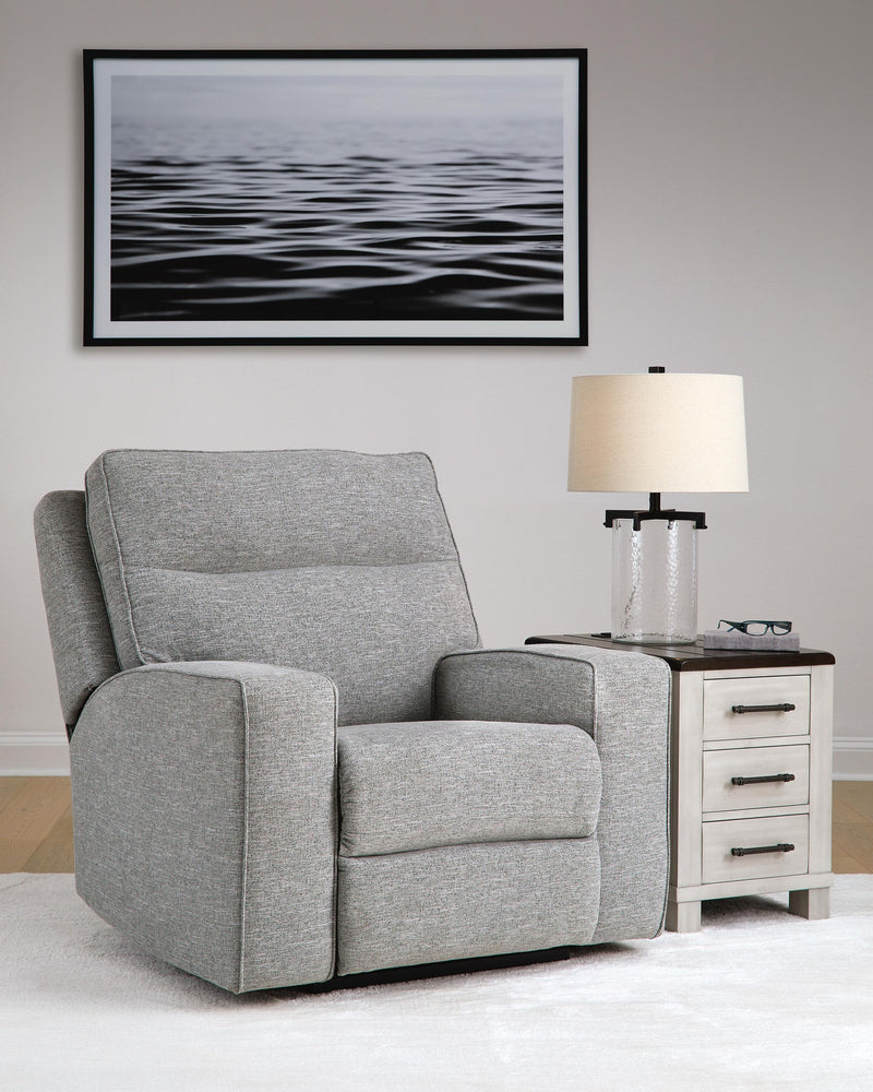 Sillón reclinable eléctrico Biscoe/reposacabezas ajustable