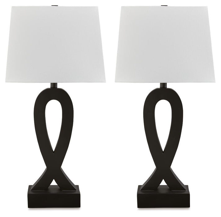 Lámpara de mesa Markellton Poly (2 unidades)