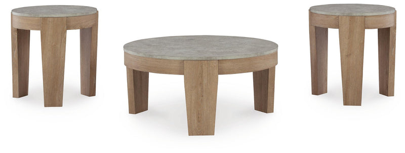 Juego de mesa auxiliar Guystone (3 piezas)