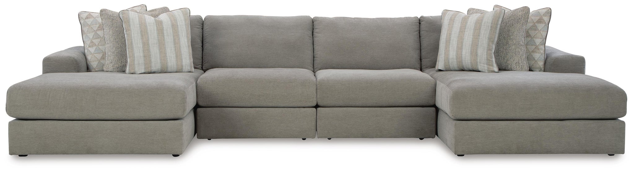 Seccional de 4 piezas con chaise longue doble Avaliyah
