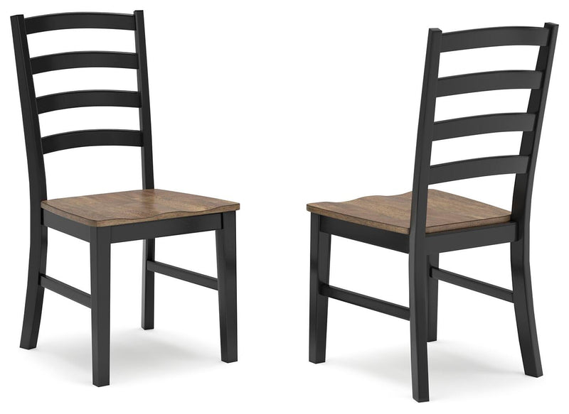 Silla auxiliar de comedor Wildenauer (2 piezas)