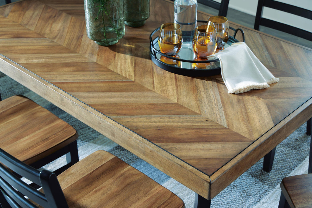 Juego de mesa Blondon RECT DRM (7 piezas)