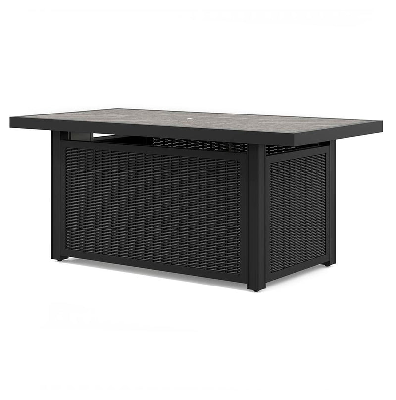 Mesa con fogón rectangular Beachcroft
