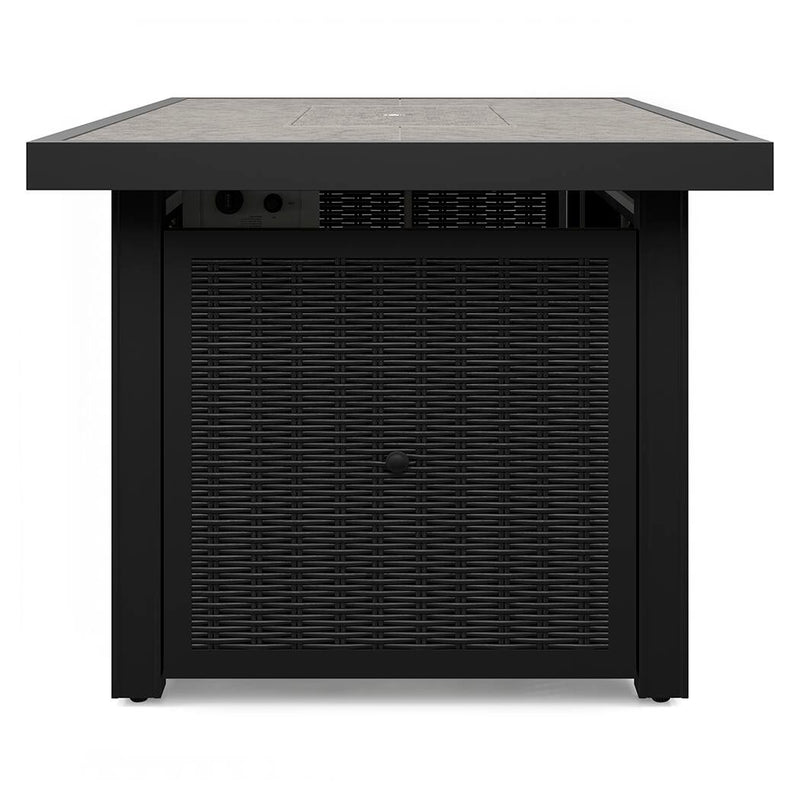 Mesa con fogón rectangular Beachcroft
