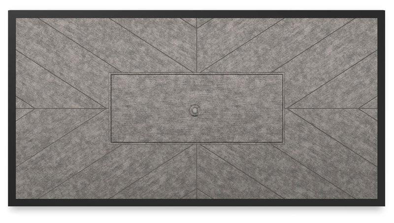 Mesa con fogón rectangular Beachcroft