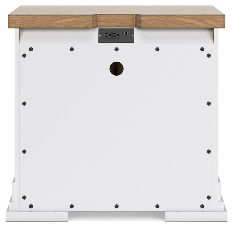 Ashbryn Three Drawer Night Stand