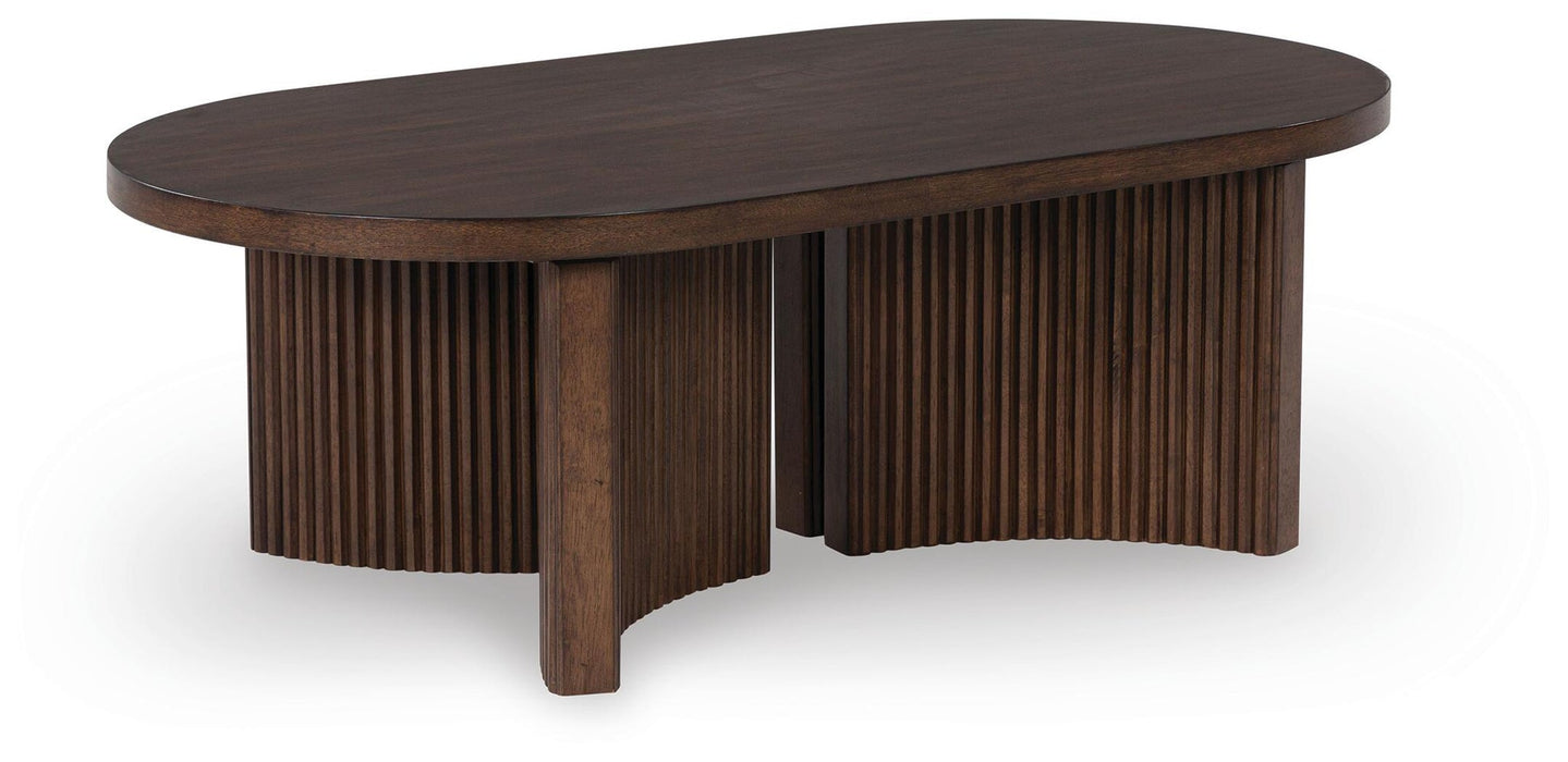Mesa de cóctel ovalada Korestone