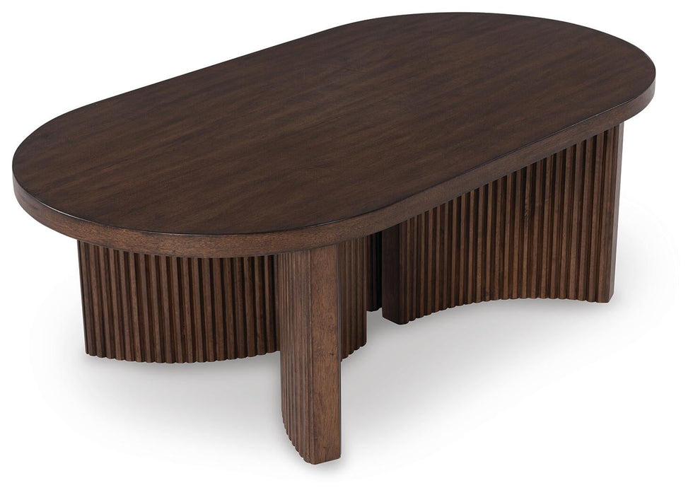 Mesa de cóctel ovalada Korestone