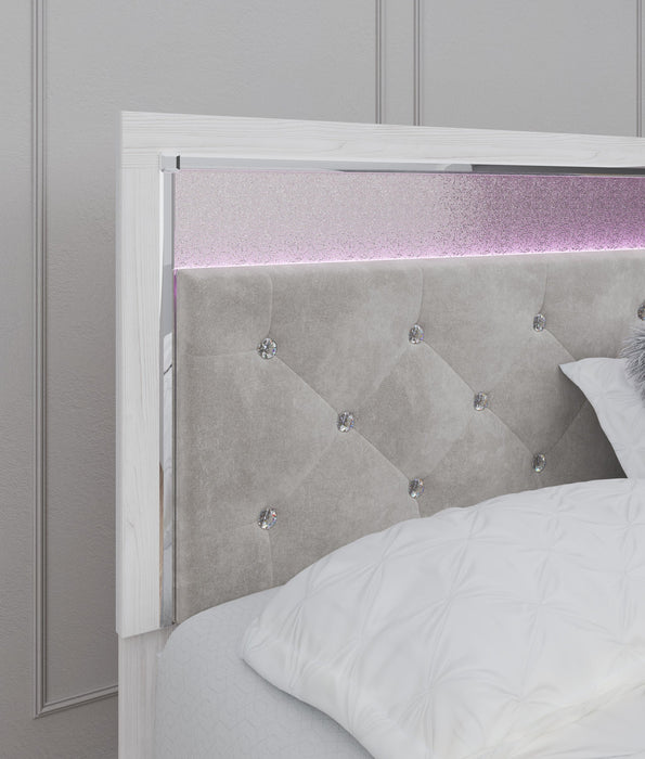 Cama King con paneles Altyra