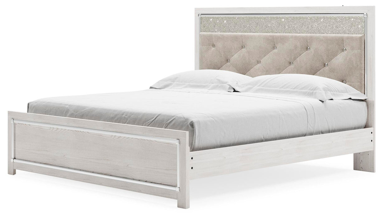 Cama King con paneles Altyra
