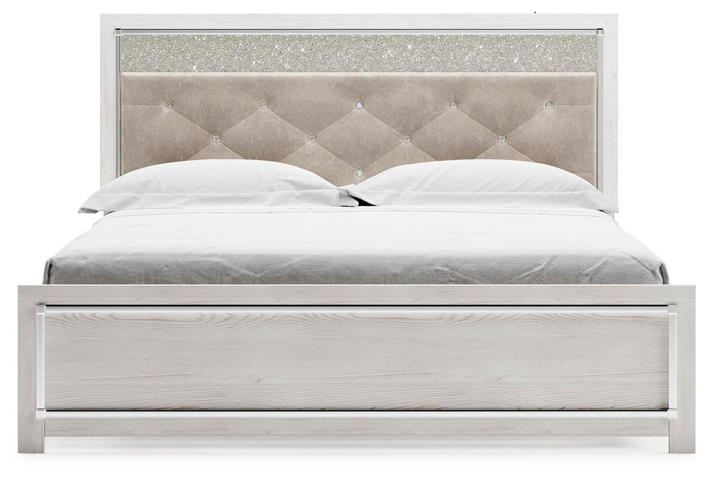 Cama King con paneles Altyra
