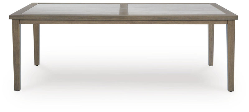 Rainier Ranch RECT Dining Table w/UMB OPT