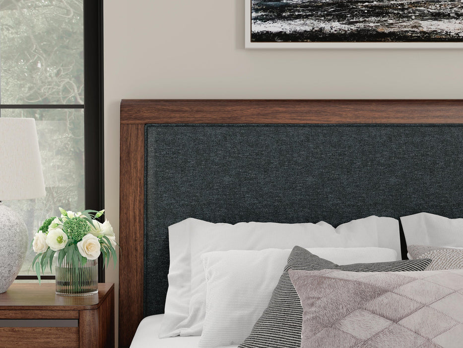 Dilenno King Upholstered Panel Bed