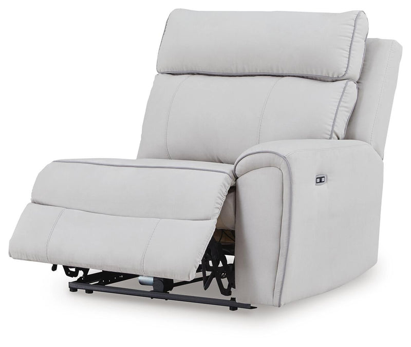 Social Pointe 7-Piece Reclining Sectional with Storage Consoles