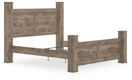 Rusticott King Poster Bed