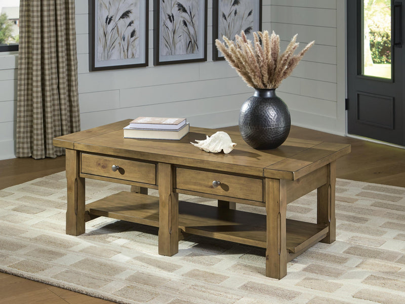 Vandenmore Rectangular Cocktail Table