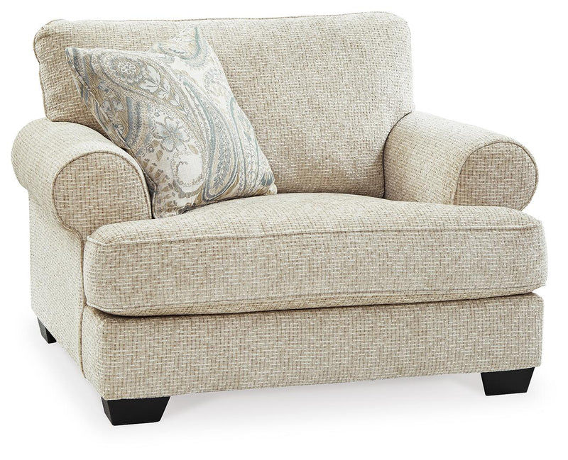 Sofá, sofá de dos plazas, sillón y otomana Monaghan