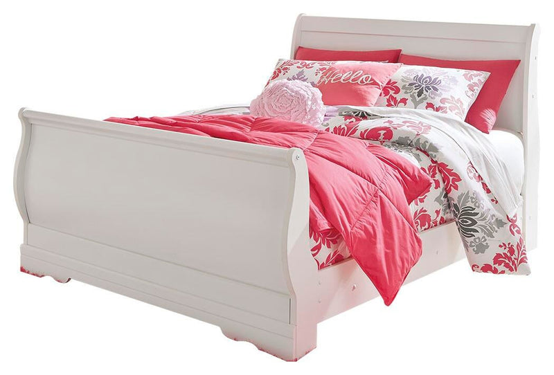 Cama de matrimonio Anarasia con dosel y tocador con espejo