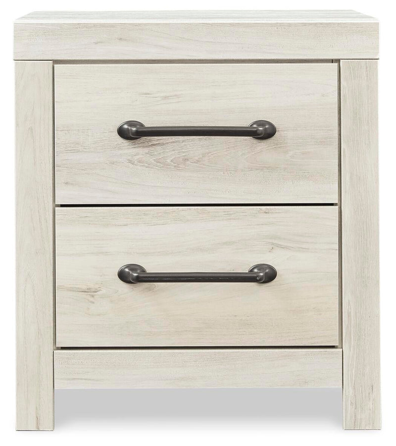 Cama doble Cambeck con 4 cajones de almacenamiento, tocador con espejo, cómoda y mesita de noche