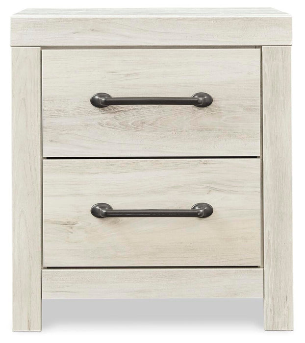 Cama doble Cambeck con 4 cajones de almacenamiento, tocador con espejo, cómoda y mesita de noche