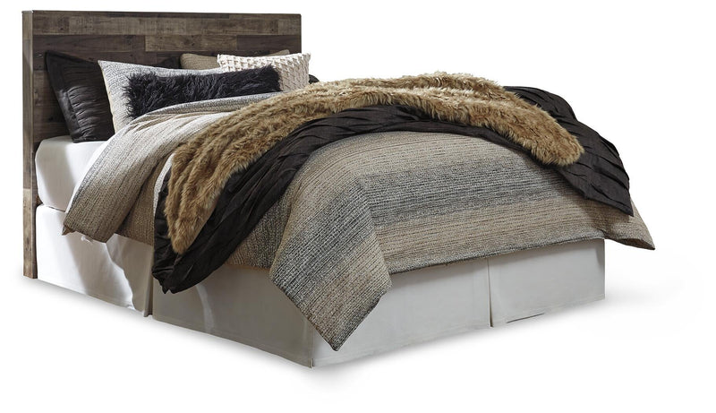 Cabecero de cama tamaño queen o completo con tocador con espejo Derekson