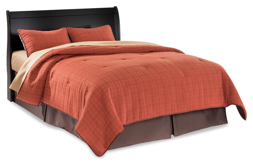 Cabecero de cama Queen con tocador, arcón y mesita de noche con espejo Huey Vineyard