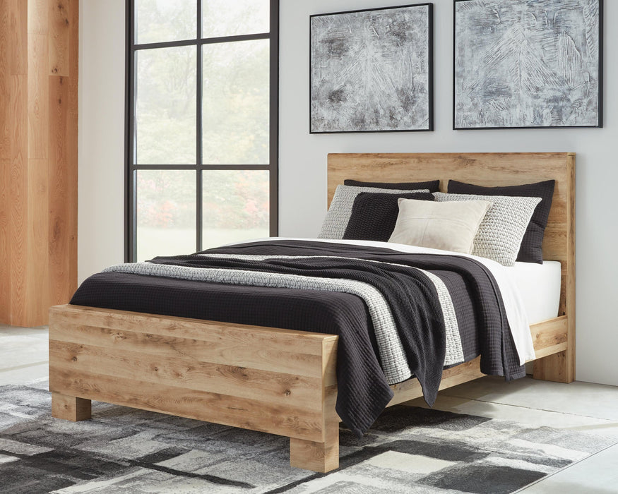 Hyanna King Panel Bed, Dresser and Mirror