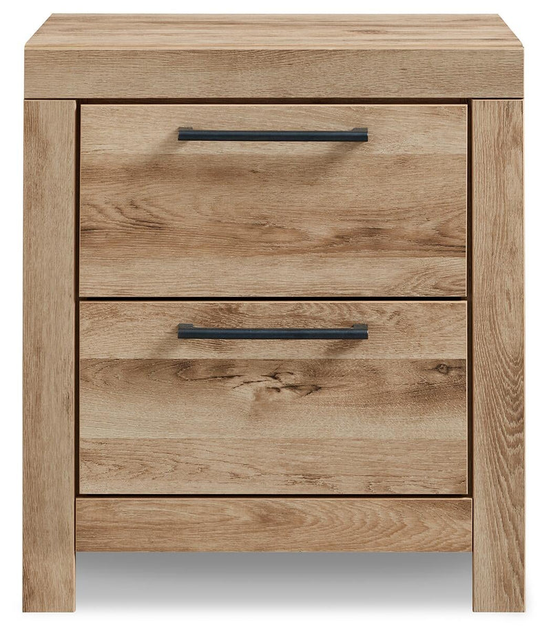 Hyanna Twin Panel Bed with 2 Side Storage, Dresser, Mirror and Nightstand