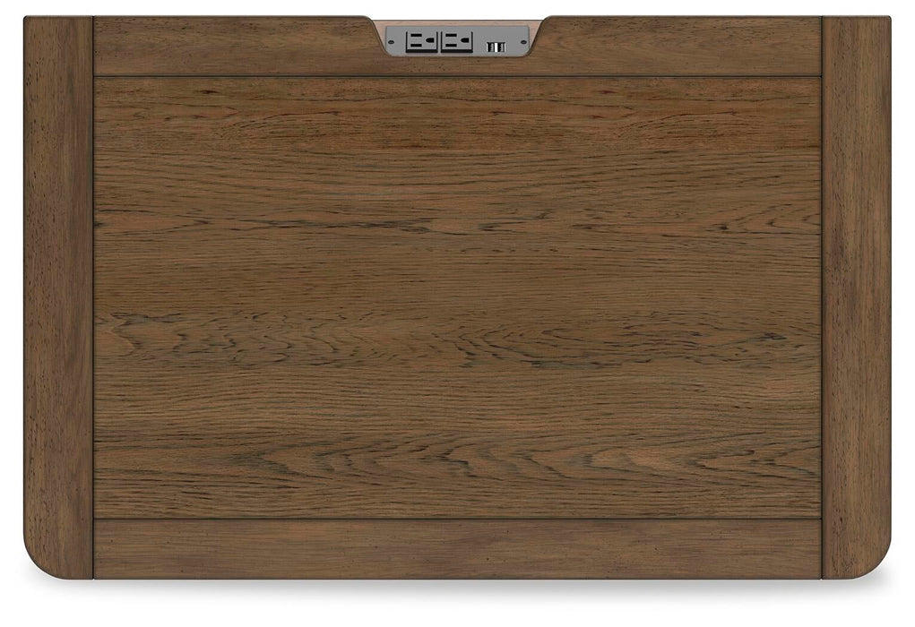 Cabalynn King Panel Bed with Storage with Mirrored Dresser, Chest and Nightstand