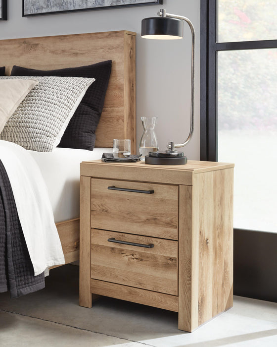 Hyanna King Panel Headboard, Dresser, Mirror and Nightstand