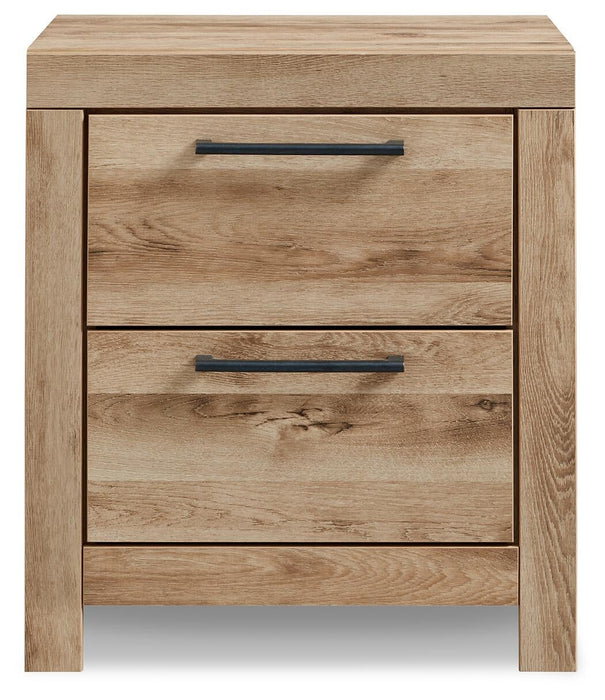 Hyanna King Panel Storage Bed, Dresser, Mirror and Nightstand